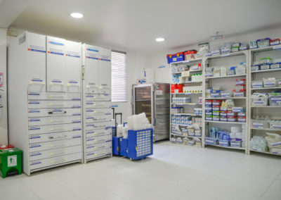 Remodelación de zonas de farmacia