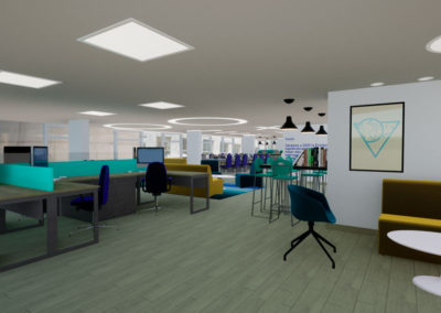 Diseño de oficinas para la sede principal del ICETEX